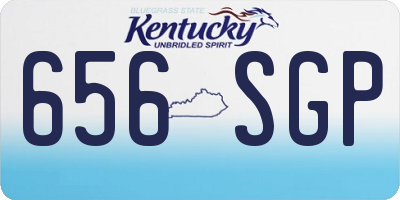 KY license plate 656SGP