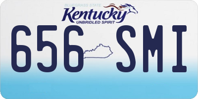 KY license plate 656SMI