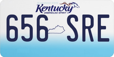 KY license plate 656SRE