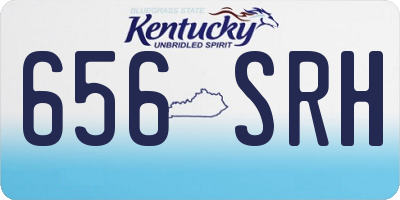KY license plate 656SRH