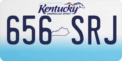 KY license plate 656SRJ