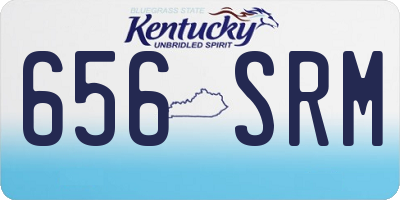 KY license plate 656SRM