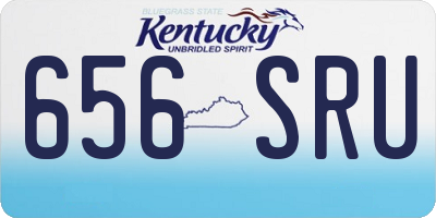 KY license plate 656SRU
