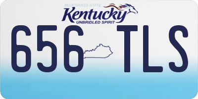 KY license plate 656TLS