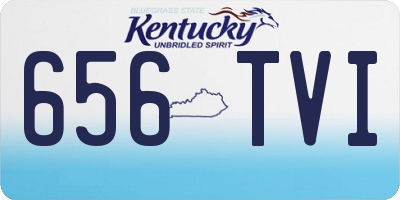 KY license plate 656TVI