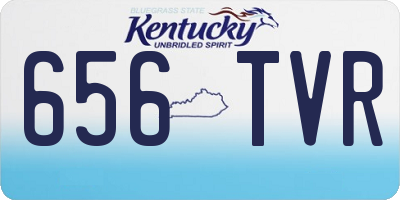 KY license plate 656TVR