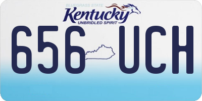 KY license plate 656UCH