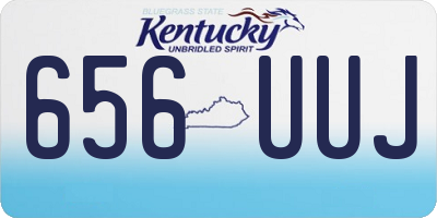 KY license plate 656UUJ