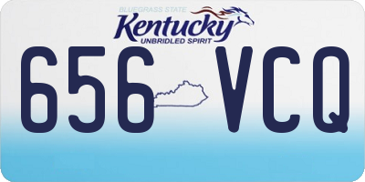 KY license plate 656VCQ