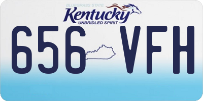KY license plate 656VFH