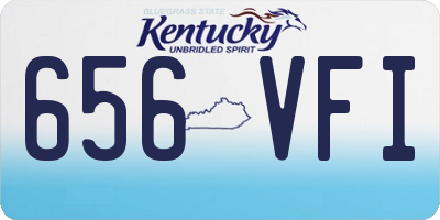 KY license plate 656VFI