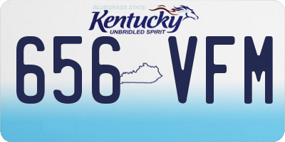 KY license plate 656VFM