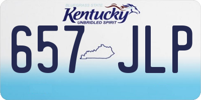 KY license plate 657JLP