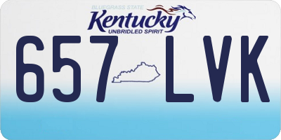 KY license plate 657LVK