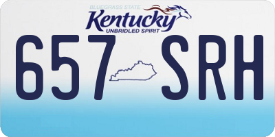 KY license plate 657SRH