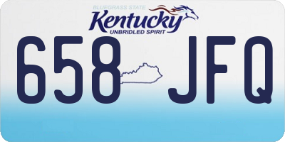 KY license plate 658JFQ