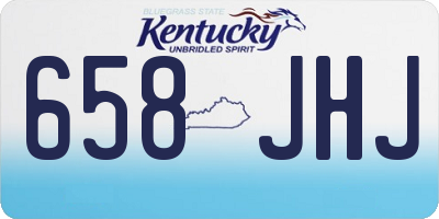 KY license plate 658JHJ
