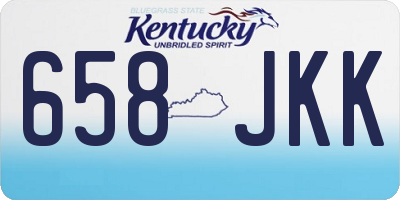 KY license plate 658JKK