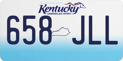KY license plate 658JLL