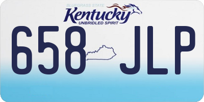 KY license plate 658JLP