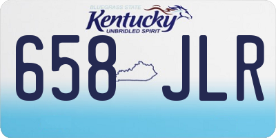 KY license plate 658JLR