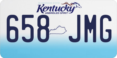 KY license plate 658JMG