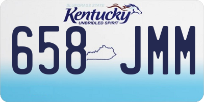 KY license plate 658JMM