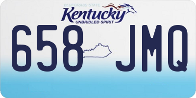 KY license plate 658JMQ