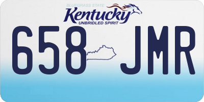 KY license plate 658JMR