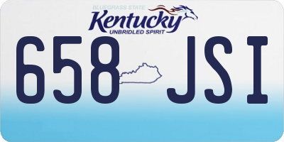 KY license plate 658JSI