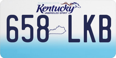 KY license plate 658LKB