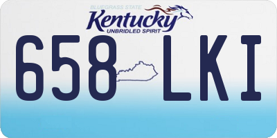KY license plate 658LKI