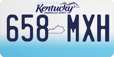 KY license plate 658MXH
