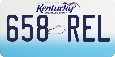 KY license plate 658REL