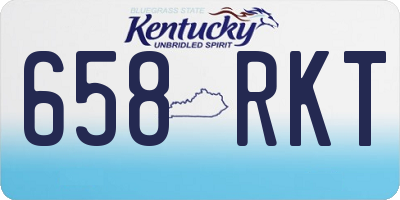 KY license plate 658RKT