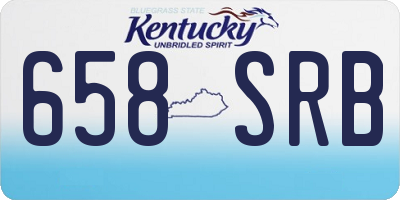 KY license plate 658SRB