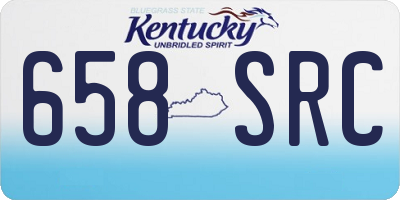 KY license plate 658SRC