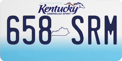 KY license plate 658SRM