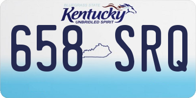 KY license plate 658SRQ