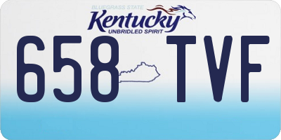 KY license plate 658TVF