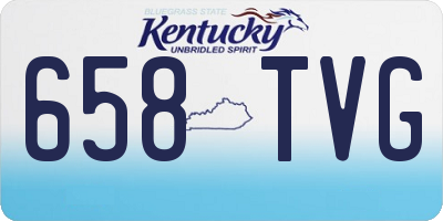 KY license plate 658TVG