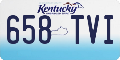 KY license plate 658TVI