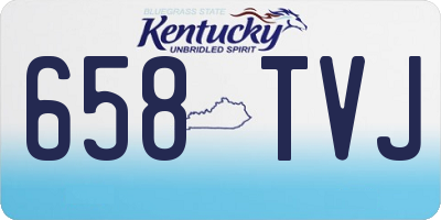 KY license plate 658TVJ