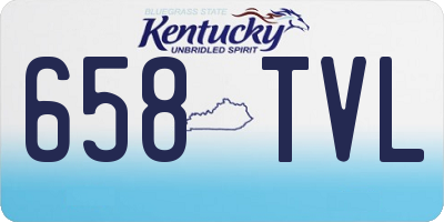 KY license plate 658TVL