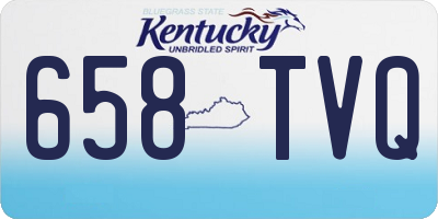 KY license plate 658TVQ