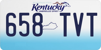 KY license plate 658TVT