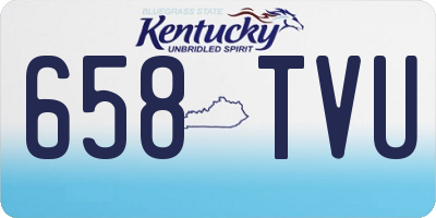 KY license plate 658TVU