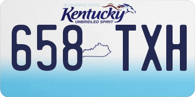 KY license plate 658TXH