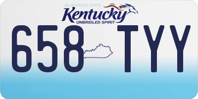 KY license plate 658TYY