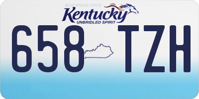 KY license plate 658TZH